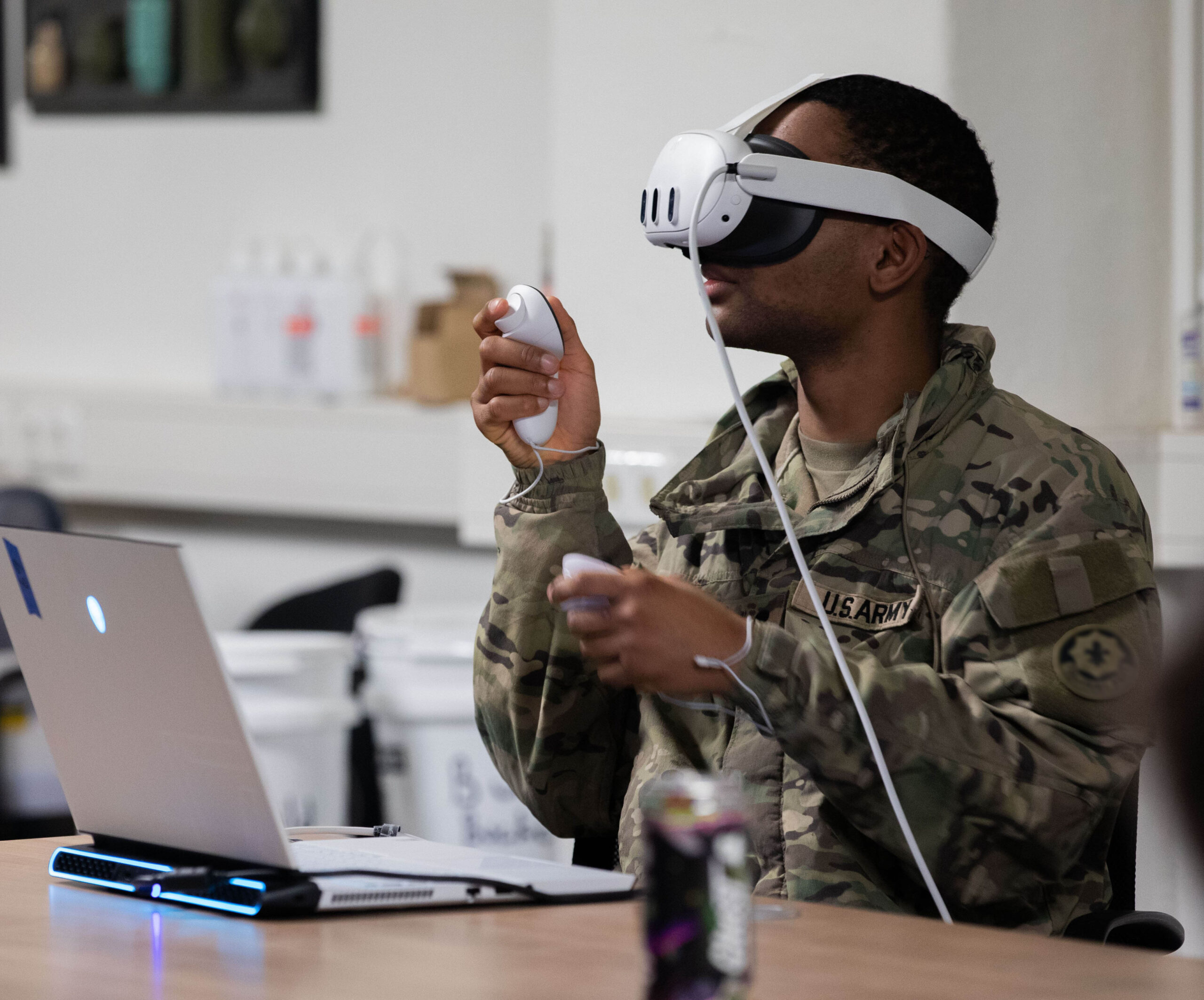 Senior Military College students conducting applied research with Army scientists through the Senior Capstone Immersion Program at DEVCOM ARL.